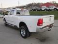 2010 Bright White Dodge Ram 3500 Laramie Crew Cab 4x4 Dually  photo #3