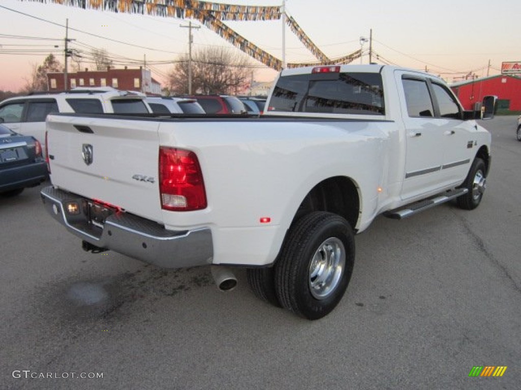 2010 Ram 3500 Laramie Crew Cab 4x4 Dually - Bright White / Dark Slate photo #5