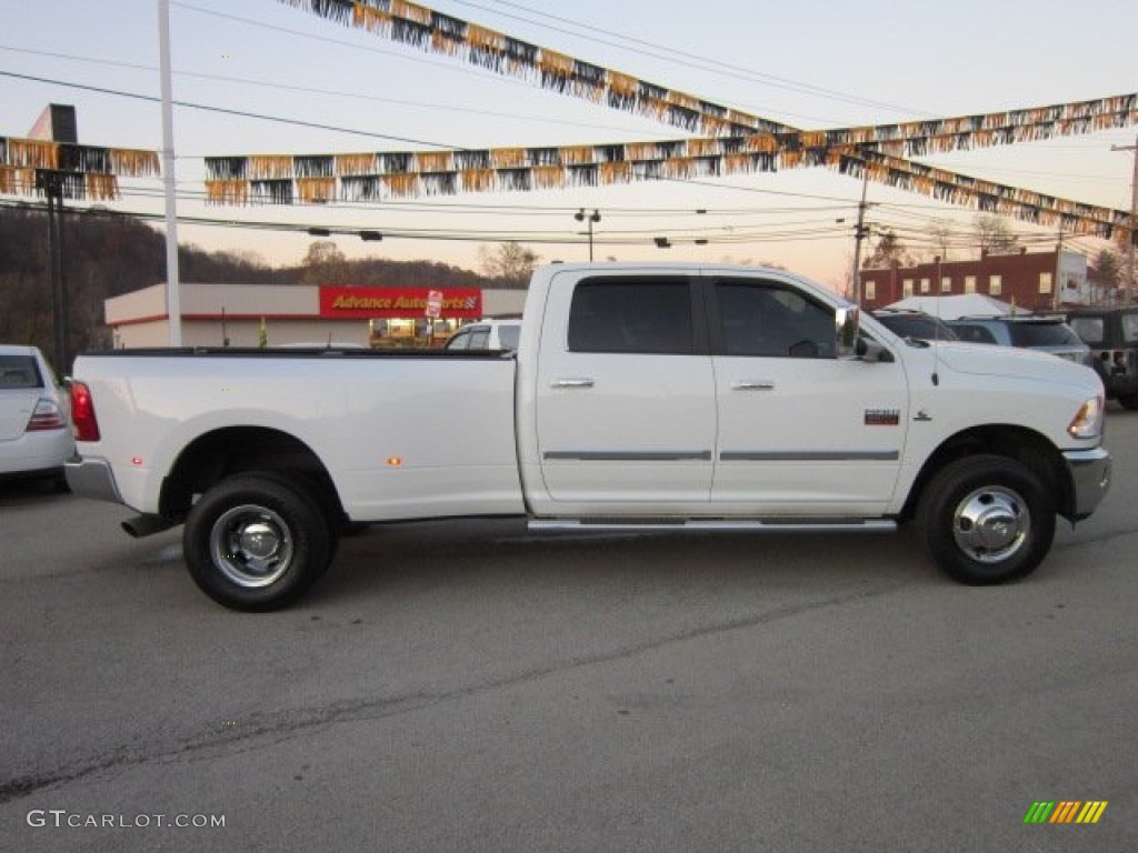 2010 Ram 3500 Laramie Crew Cab 4x4 Dually - Bright White / Dark Slate photo #6