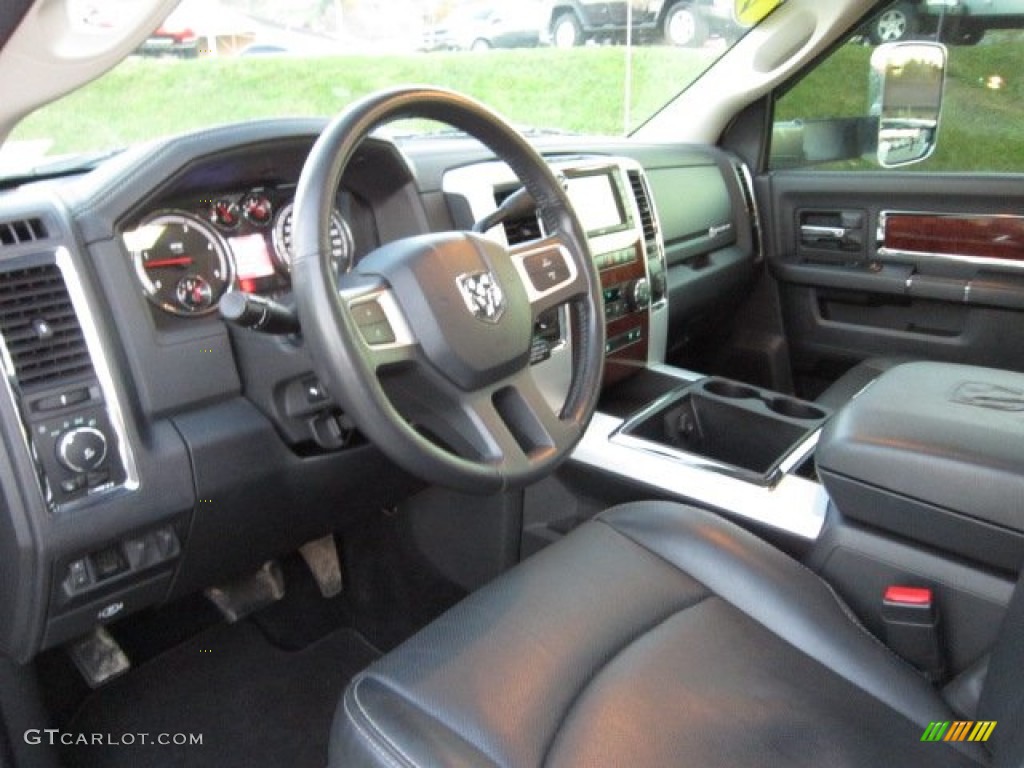 2010 Ram 3500 Laramie Crew Cab 4x4 Dually - Bright White / Dark Slate photo #12