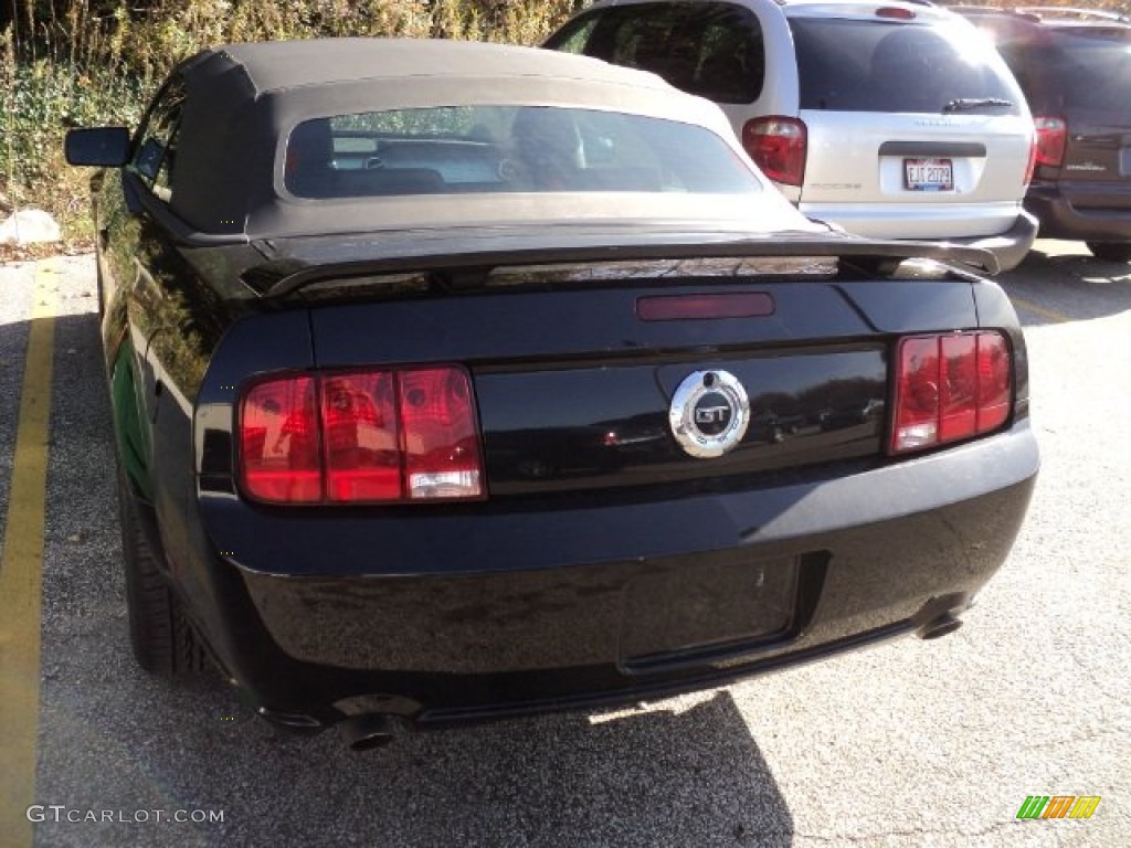 2007 Mustang GT Premium Convertible - Black / Dark Charcoal photo #2
