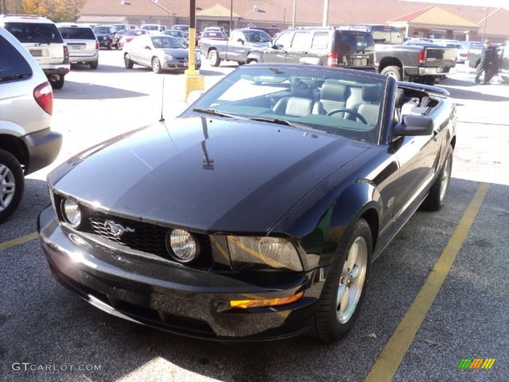 2007 Mustang GT Premium Convertible - Black / Dark Charcoal photo #15