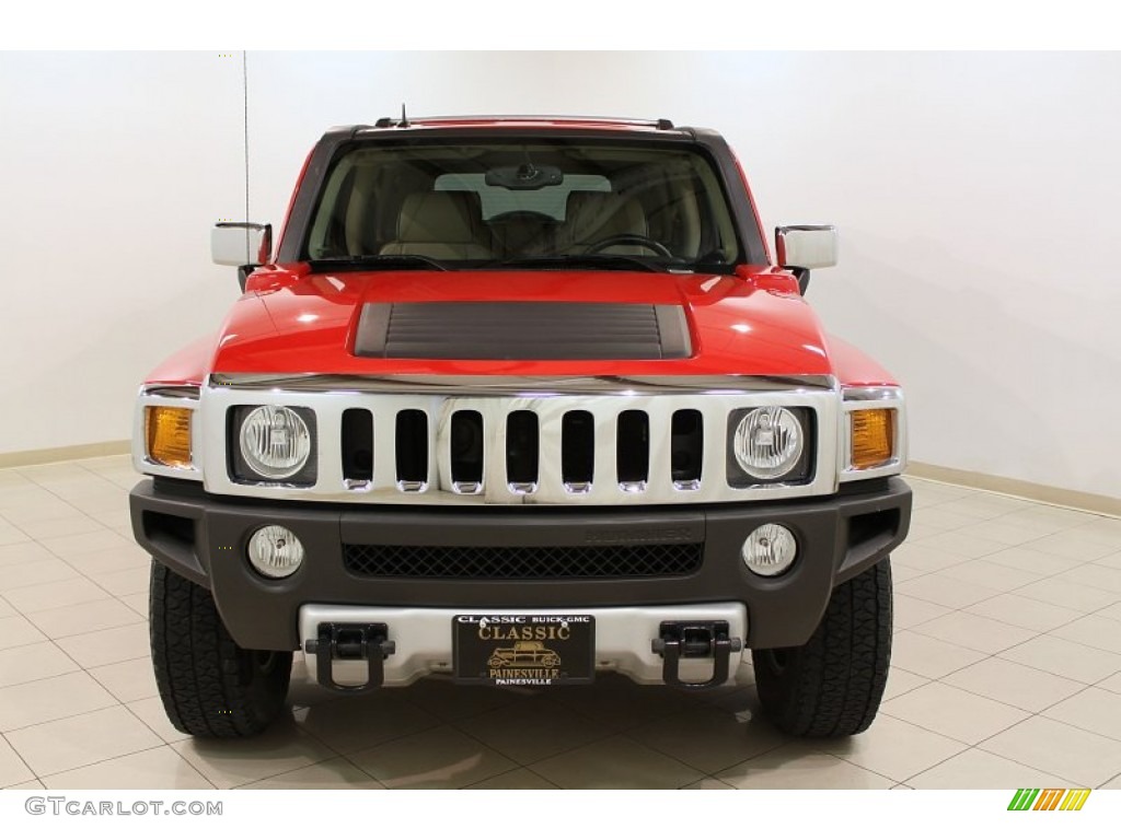 Victory Red 2009 Hummer H3 Standard H3 Model Exterior Photo #56008540
