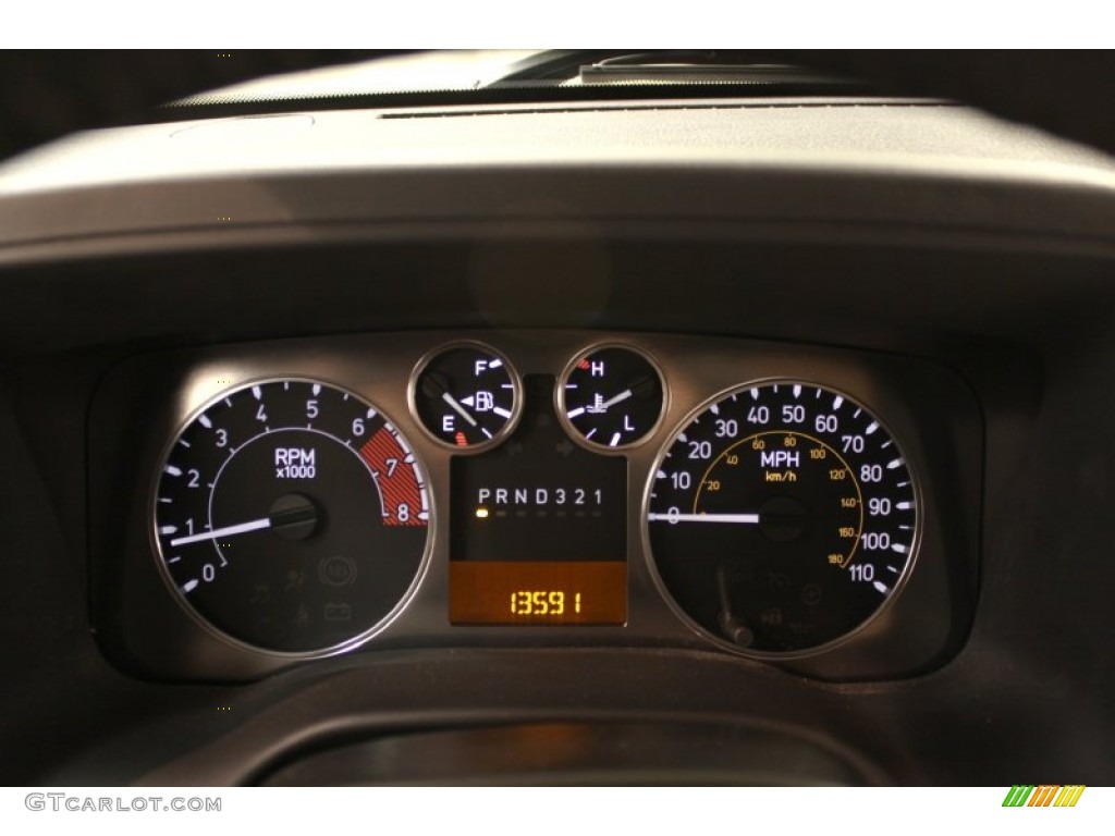 2009 Hummer H3 Standard H3 Model Gauges Photo #56008590