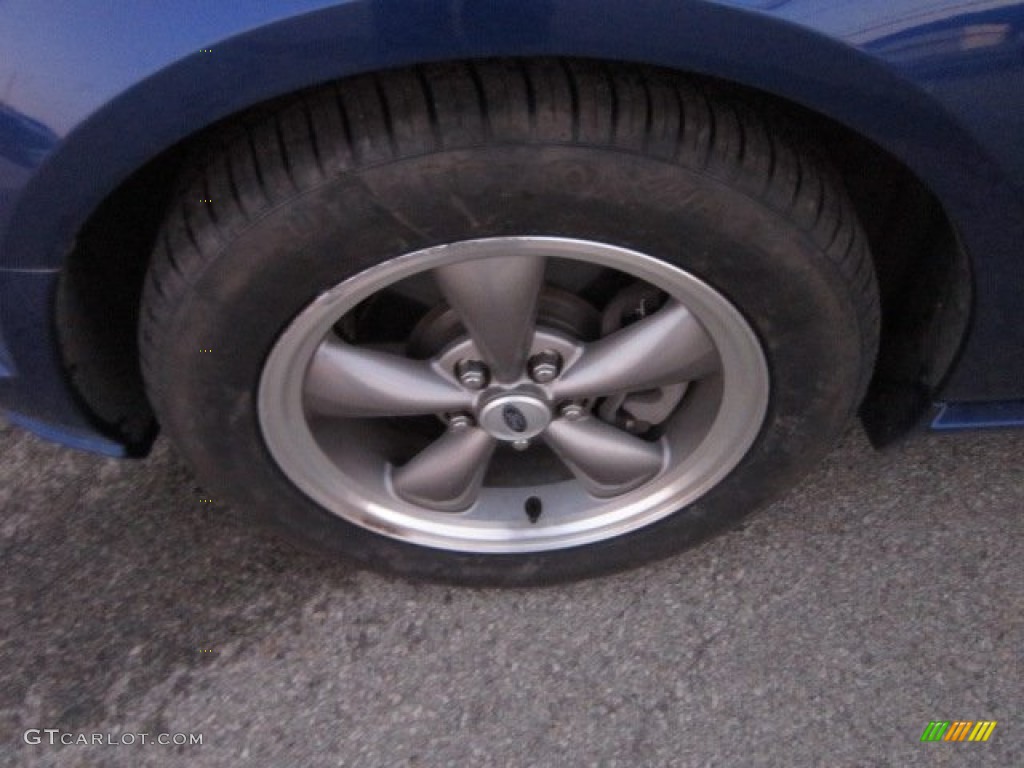 2005 Mustang GT Premium Coupe - Sonic Blue Metallic / Dark Charcoal photo #9