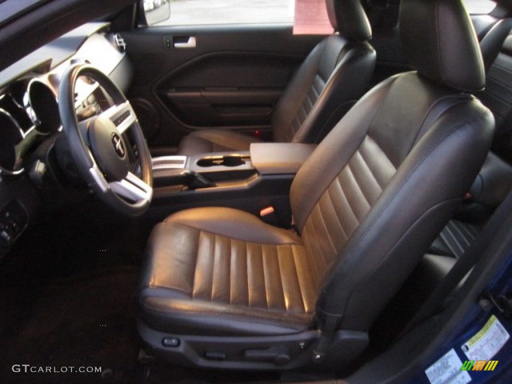 2005 Mustang GT Premium Coupe - Sonic Blue Metallic / Dark Charcoal photo #10