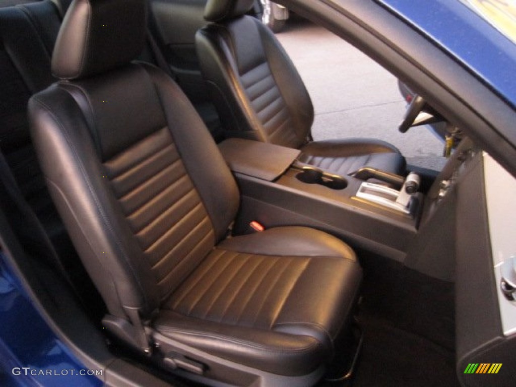 2005 Mustang GT Premium Coupe - Sonic Blue Metallic / Dark Charcoal photo #19