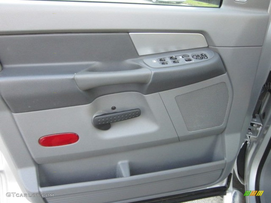 2008 Ram 3500 Big Horn Edition Quad Cab 4x4 Dually - Bright Silver Metallic / Medium Slate Gray photo #12