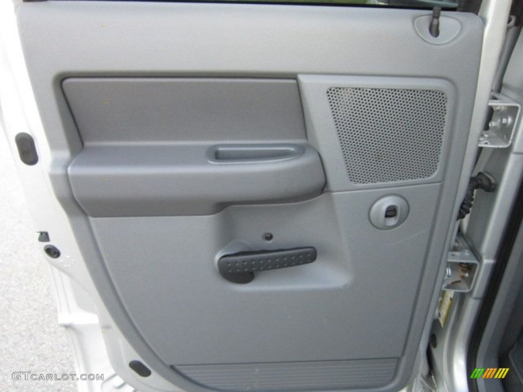 2008 Ram 3500 Big Horn Edition Quad Cab 4x4 Dually - Bright Silver Metallic / Medium Slate Gray photo #15