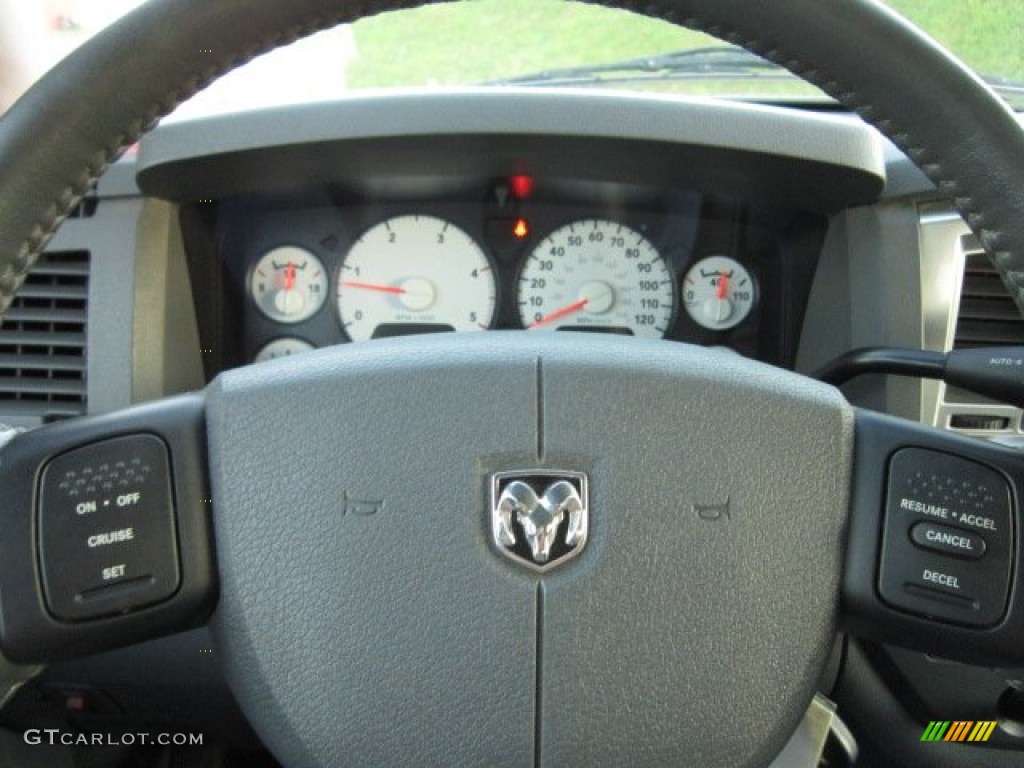 2008 Ram 3500 Big Horn Edition Quad Cab 4x4 Dually - Bright Silver Metallic / Medium Slate Gray photo #23