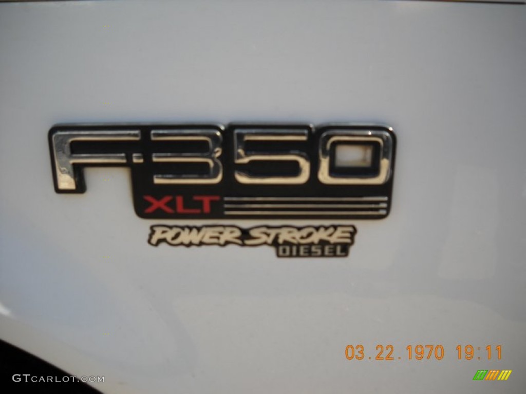 1997 Ford F350 XLT Regular Cab Marks and Logos Photo #56009476