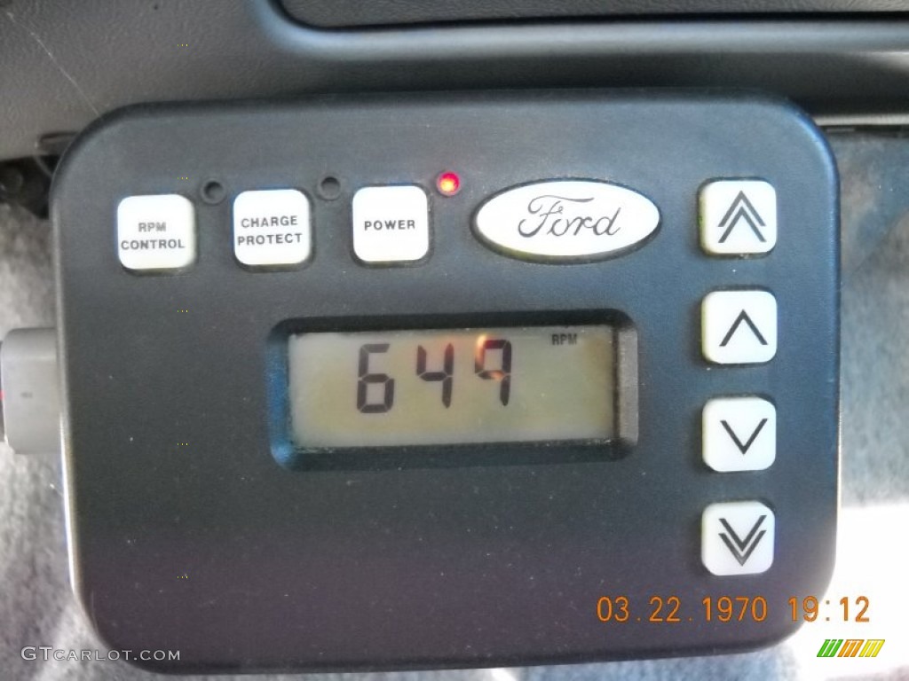 1997 F350 XLT Regular Cab - Colonial White / Opal Grey photo #24
