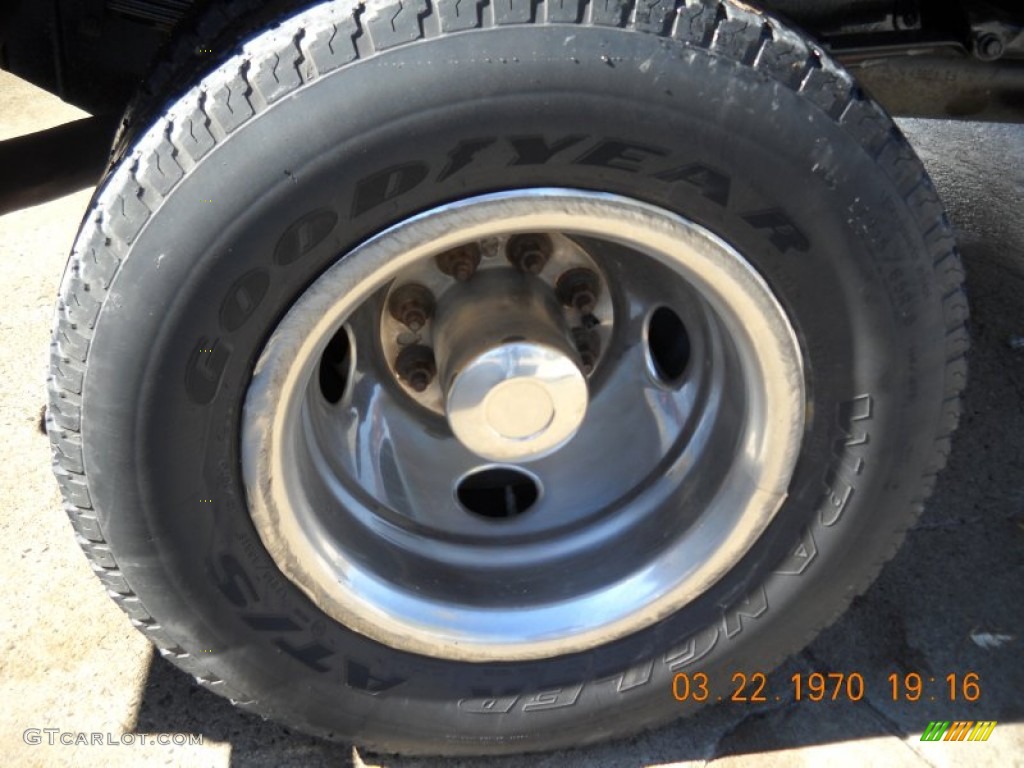 1997 F350 XLT Regular Cab - Colonial White / Opal Grey photo #34