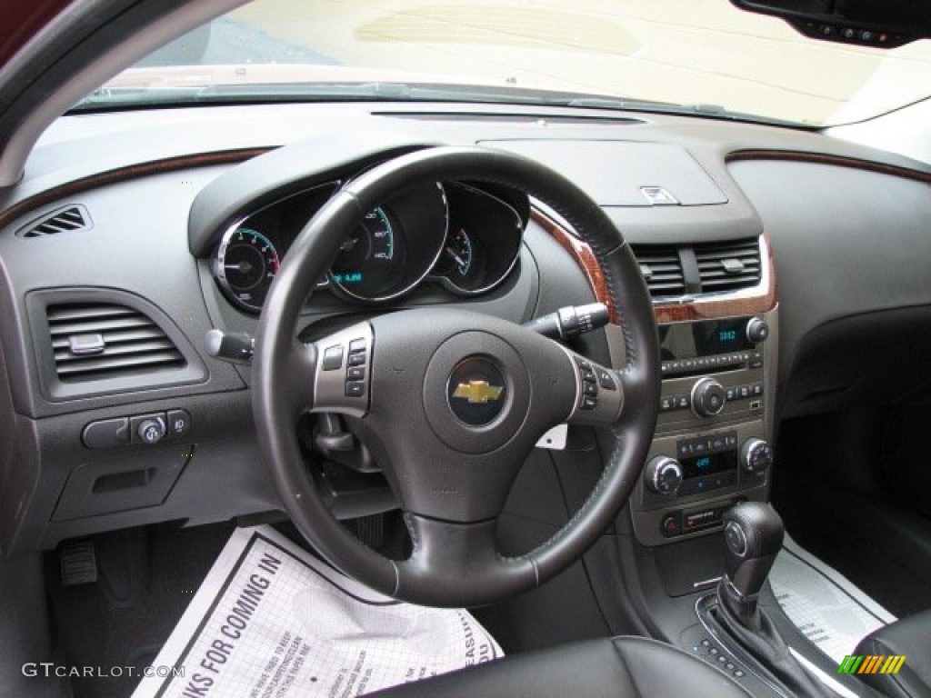 2011 Chevrolet Malibu LTZ Ebony Dashboard Photo #56010259