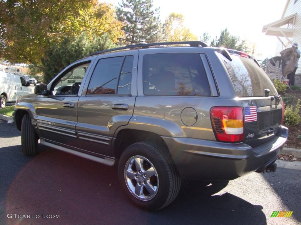 2003 Grand Cherokee Overland 4x4 - Graphite Metallic / Dark Slate Gray/Light Slate Gray photo #5