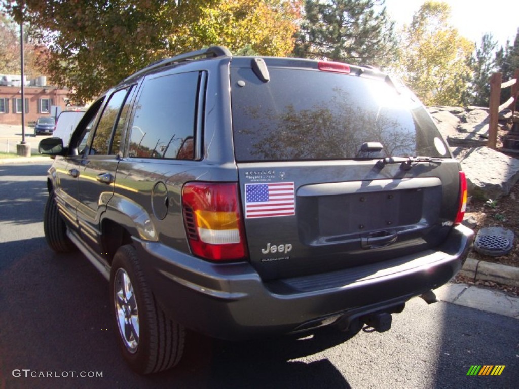 2003 Grand Cherokee Overland 4x4 - Graphite Metallic / Dark Slate Gray/Light Slate Gray photo #6