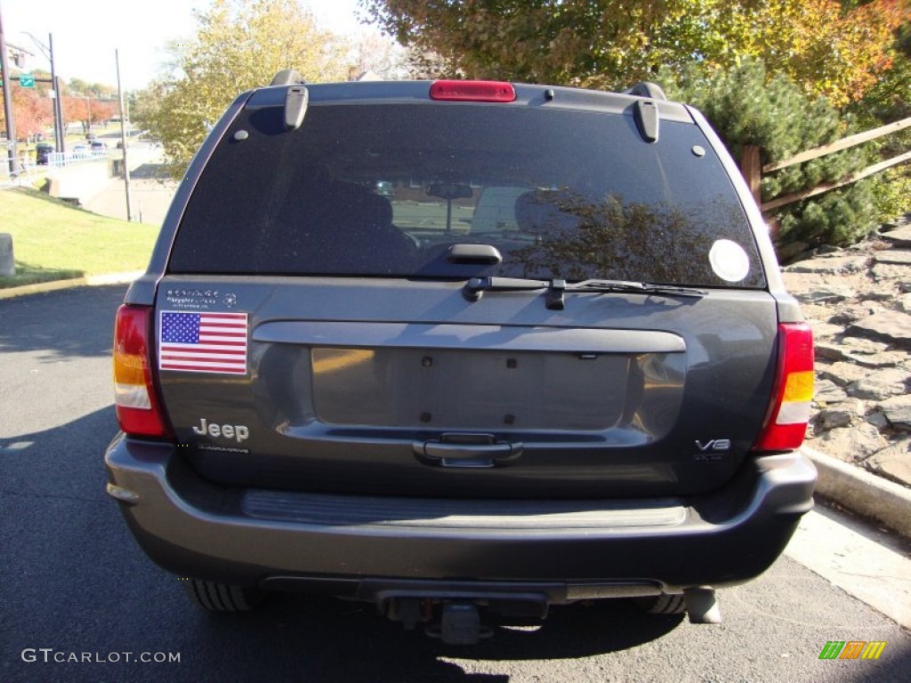 2003 Grand Cherokee Overland 4x4 - Graphite Metallic / Dark Slate Gray/Light Slate Gray photo #7