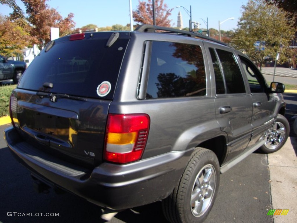 2003 Grand Cherokee Overland 4x4 - Graphite Metallic / Dark Slate Gray/Light Slate Gray photo #11