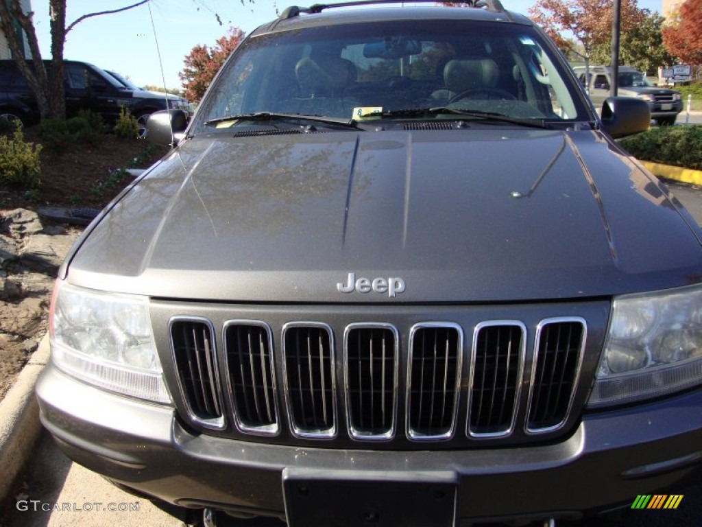 2003 Grand Cherokee Overland 4x4 - Graphite Metallic / Dark Slate Gray/Light Slate Gray photo #16