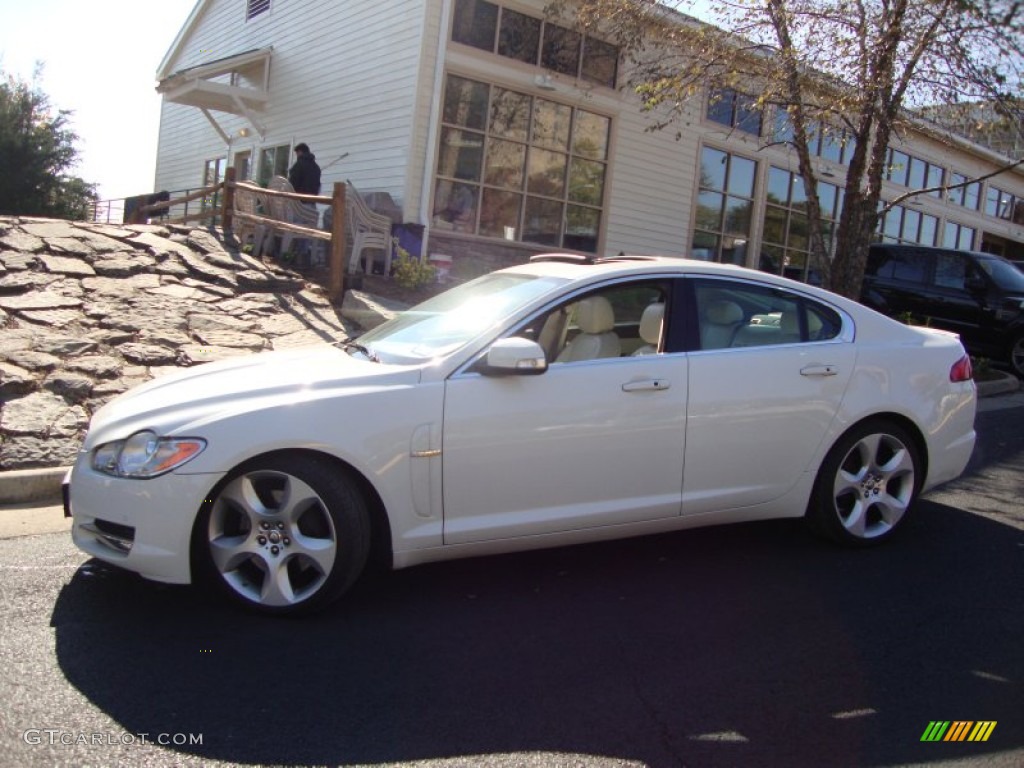 Porcelain White 2009 Jaguar XF Supercharged Exterior Photo #56010826