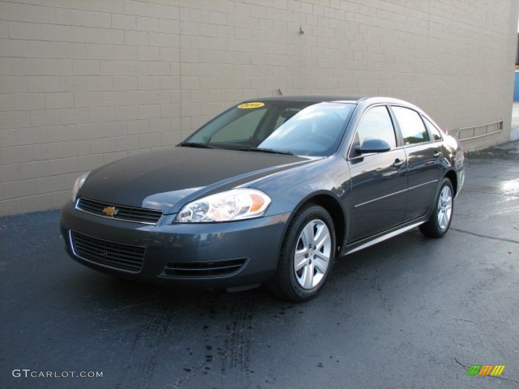 2011 Impala LS - Cyber Gray Metallic / Gray photo #2