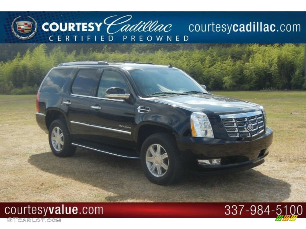 2011 Escalade Luxury AWD - Black Ice Metallic / Cashmere/Cocoa photo #1