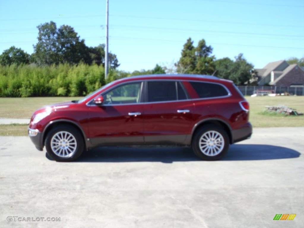 2010 Enclave CXL - Red Jewel Tintcoat / Cashmere/Cocoa photo #1