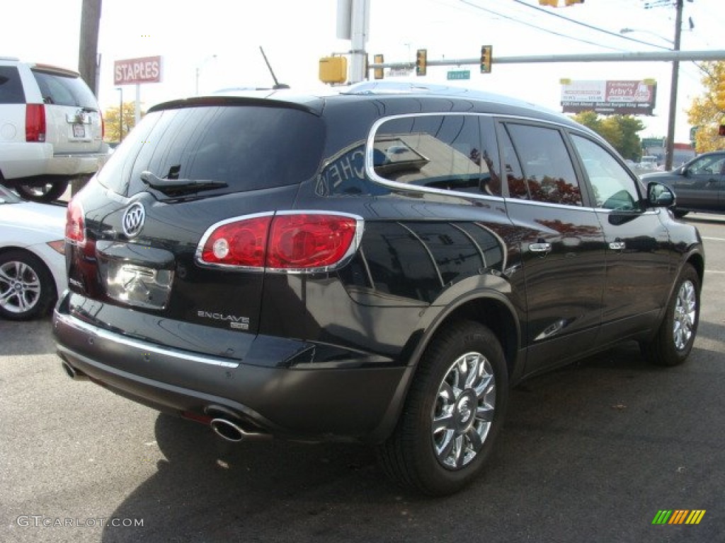 2011 Enclave CXL AWD - Carbon Black Metallic / Ebony/Ebony photo #4