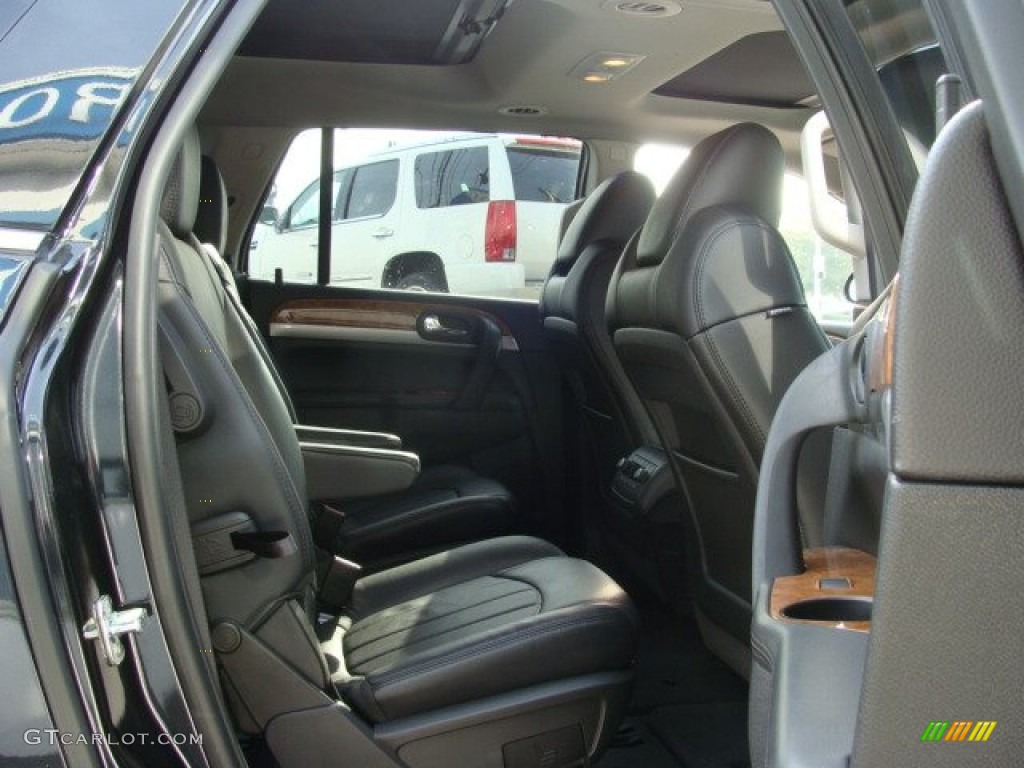 2011 Enclave CXL AWD - Carbon Black Metallic / Ebony/Ebony photo #12