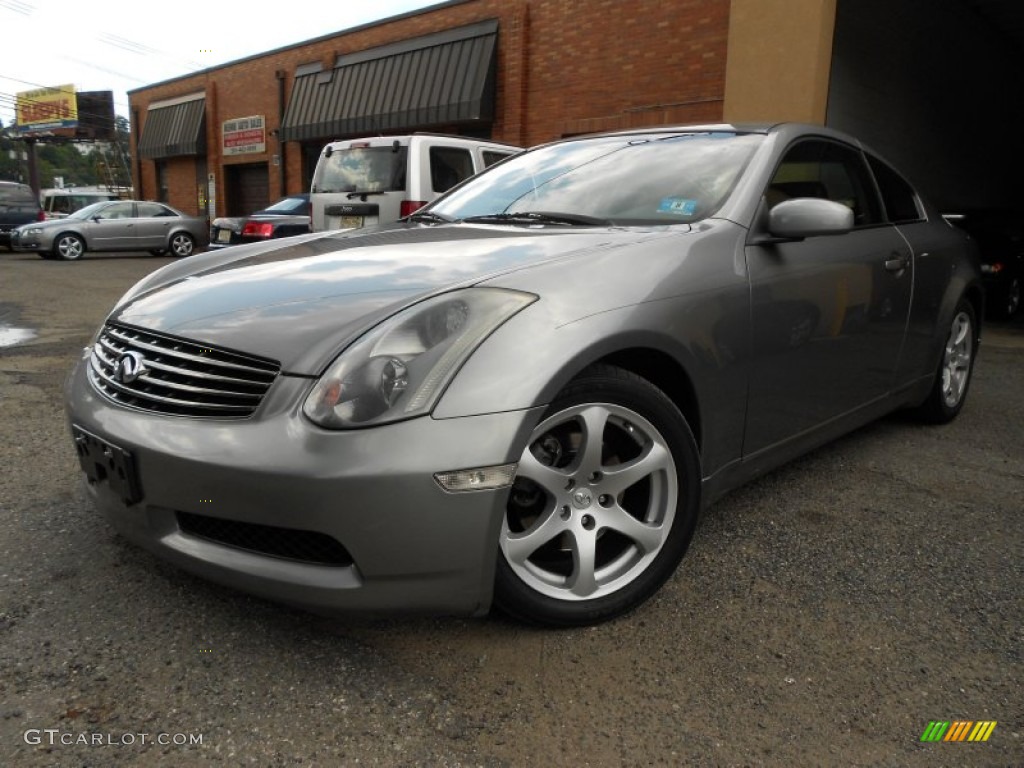 2004 G 35 Coupe - Diamond Graphite Gray Metallic / Graphite photo #1