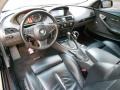 2004 BMW 6 Series Black Interior Prime Interior Photo