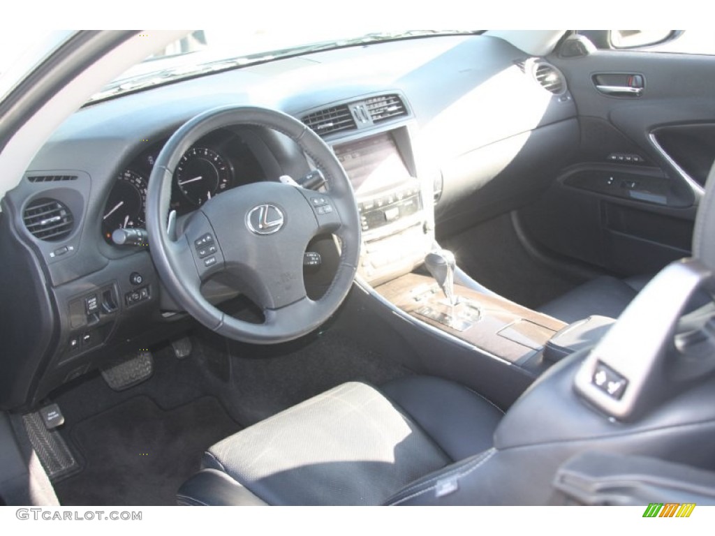 Black Interior 2010 Lexus IS 250C Convertible Photo #56016074