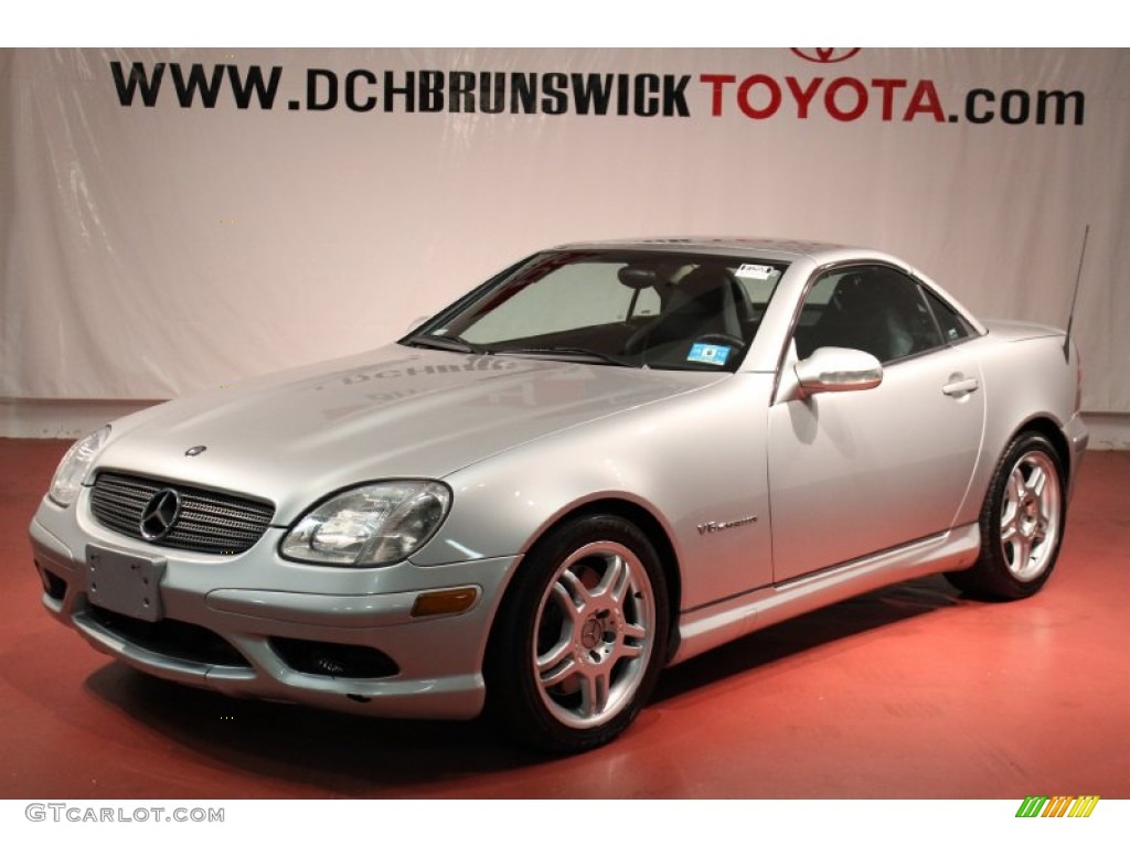 2004 Brilliant Silver Metallic MercedesBenz SLK 32 AMG Roadster