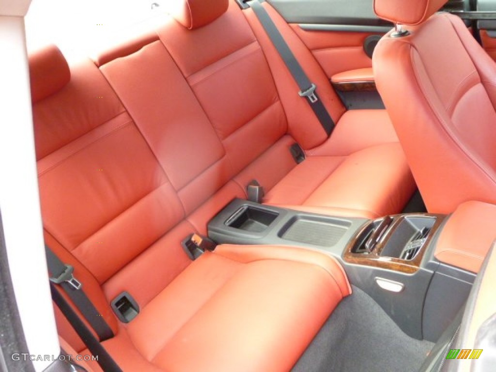 2009 3 Series 335i Coupe - Space Grey Metallic / Coral Red/Black Dakota Leather photo #20