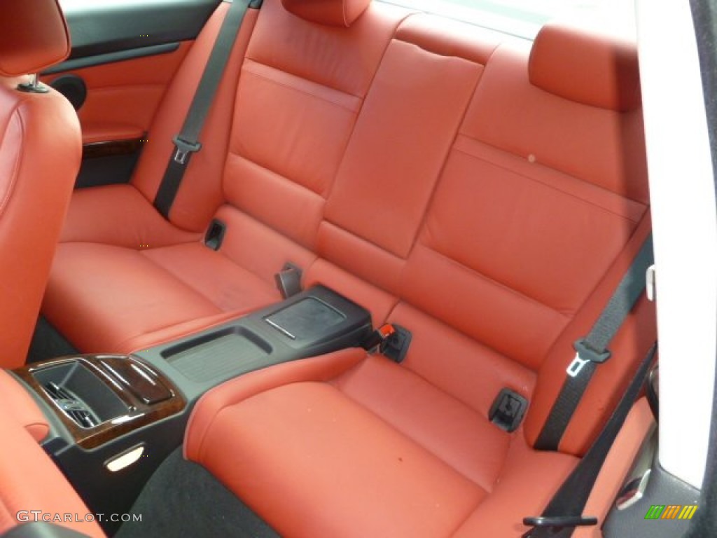 2009 3 Series 335i Coupe - Space Grey Metallic / Coral Red/Black Dakota Leather photo #23