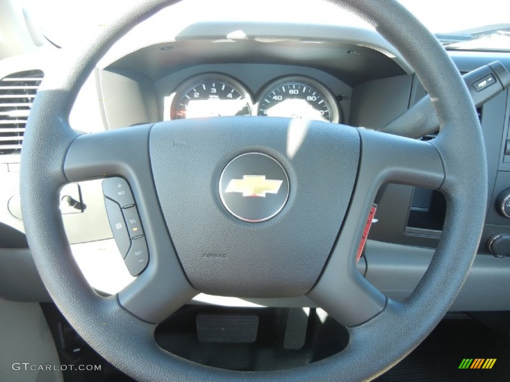 2012 Silverado 1500 Work Truck Regular Cab - Summit White / Dark Titanium photo #8