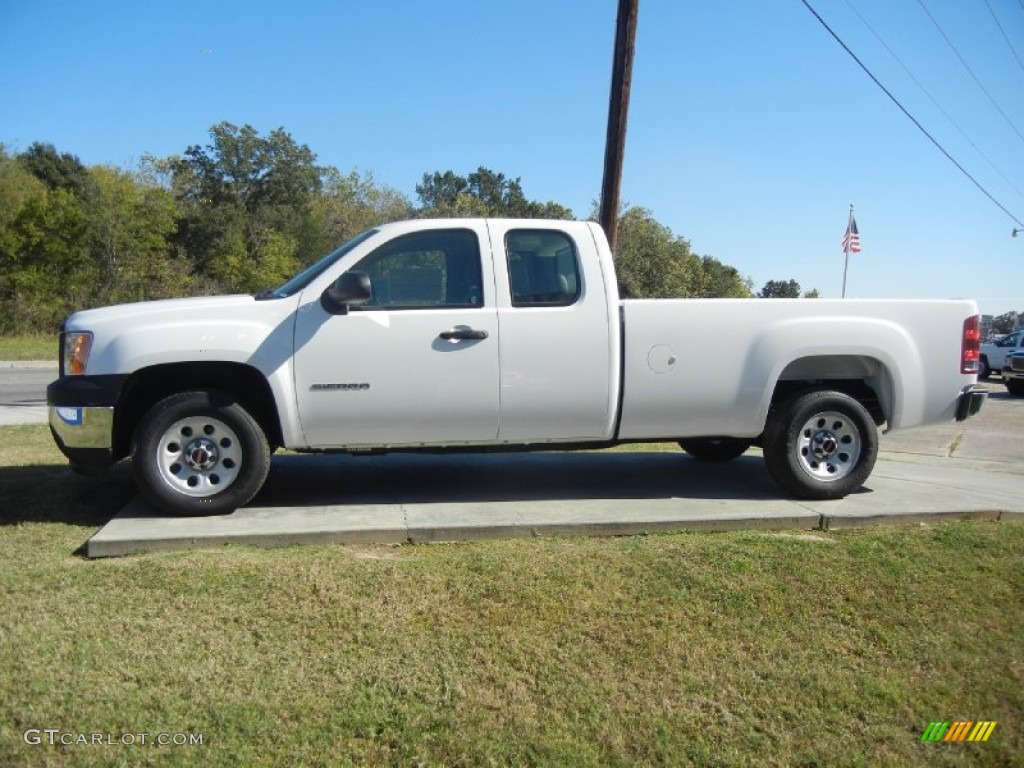Summit White 2011 GMC Sierra 1500 Extended Cab Exterior Photo #56017565