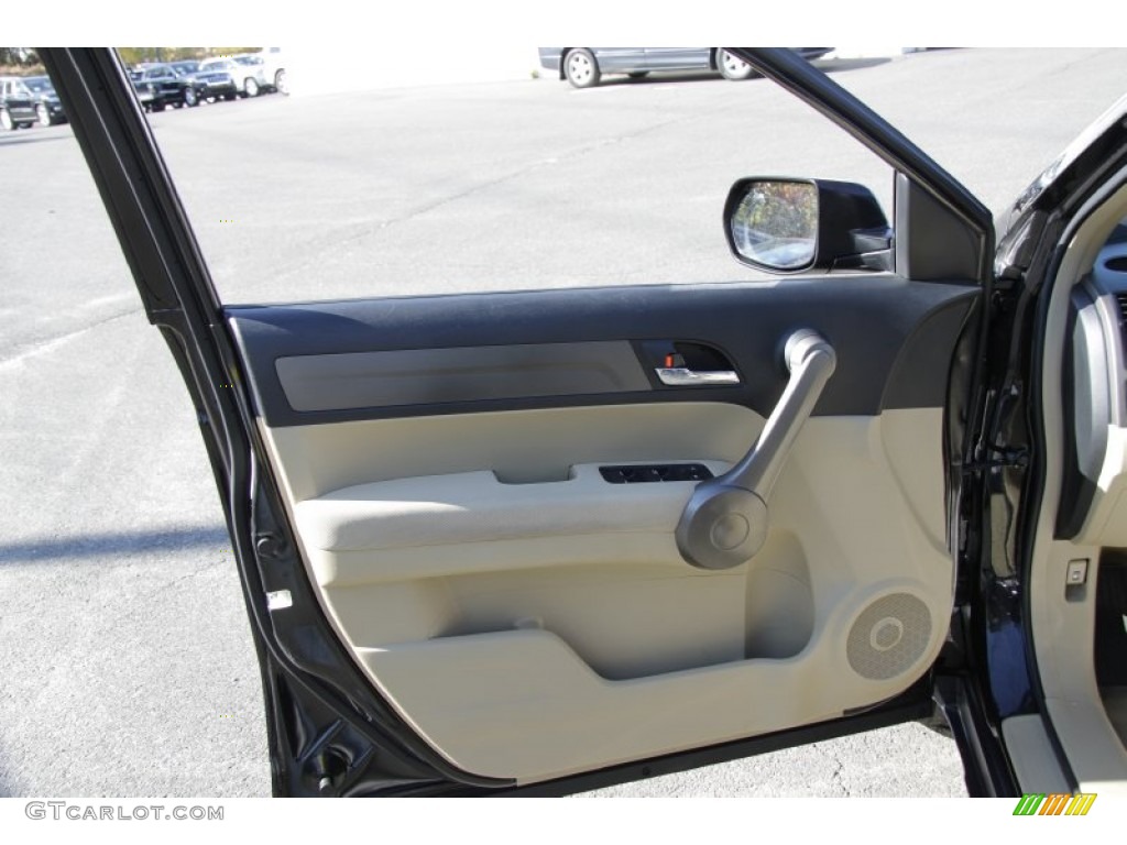 2008 CR-V LX 4WD - Nighthawk Black Pearl / Ivory photo #14