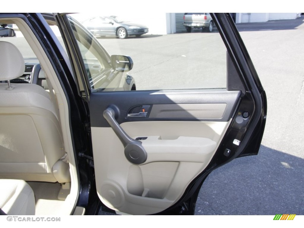 2008 CR-V LX 4WD - Nighthawk Black Pearl / Ivory photo #21