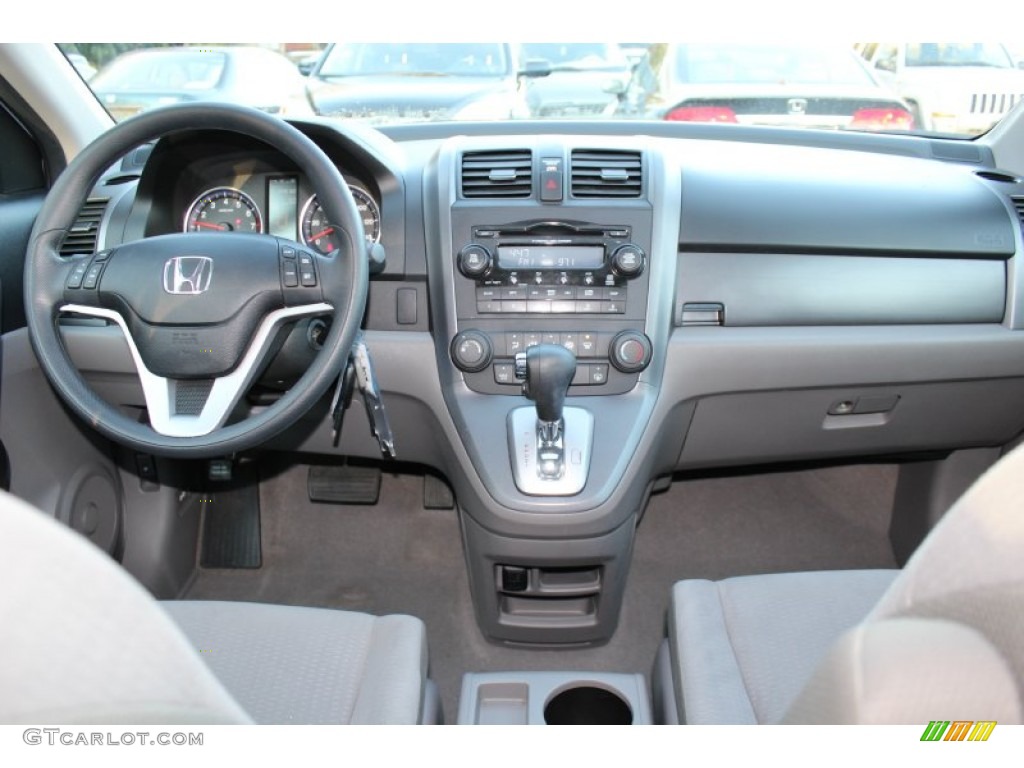 2009 Honda CR-V EX 4WD Gray Dashboard Photo #56019065