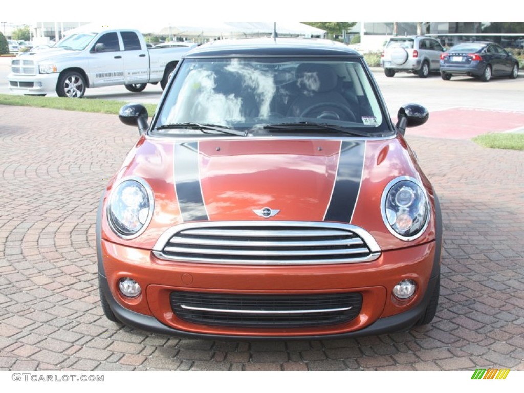 Spice Orange Metallic 2012 Mini Cooper Hardtop Exterior Photo #56019206