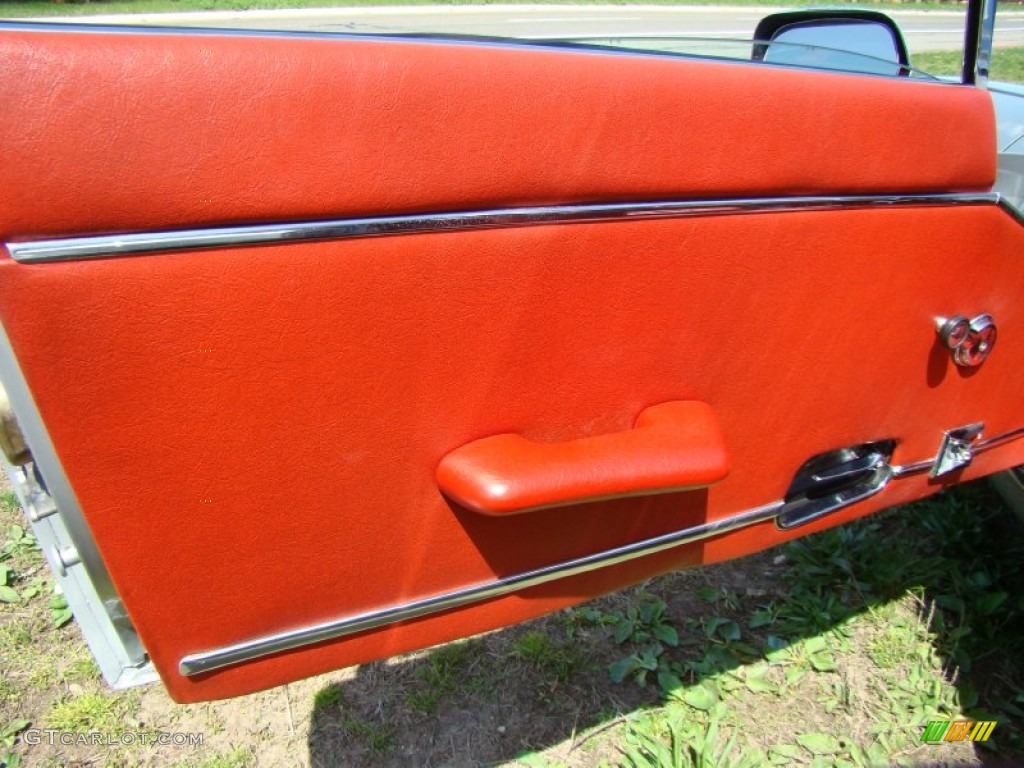 1974 Jaguar XKE Series III Roadster Russet Red Door Panel Photo #56019722
