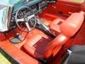 1974 Jaguar XKE Russet Red Interior Prime Interior Photo