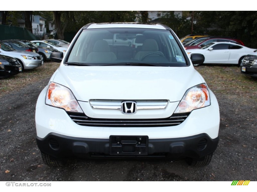 2008 CR-V EX 4WD - Taffeta White / Gray photo #2