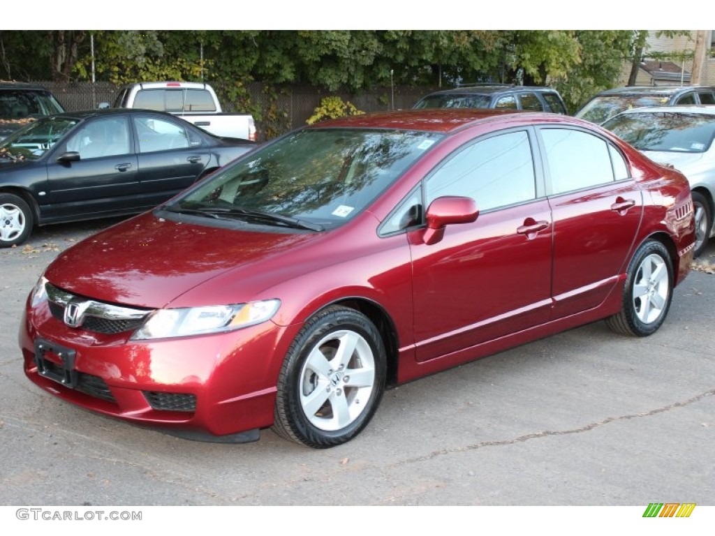 Tango Red Pearl Honda Civic