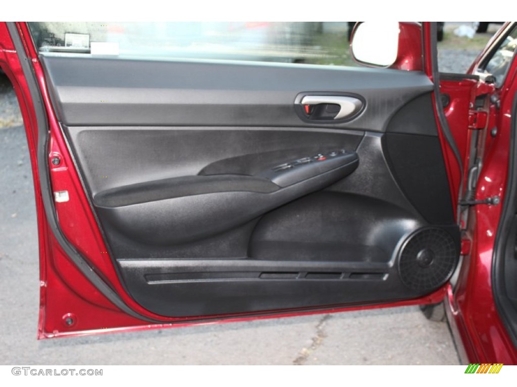 2011 Honda Civic LX-S Sedan Black Door Panel Photo #56020643