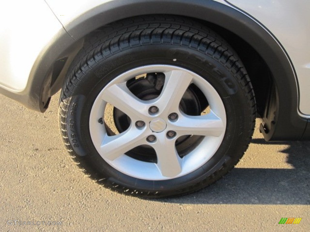 2007 SX4 AWD - Silky Silver Metallic / Black photo #3