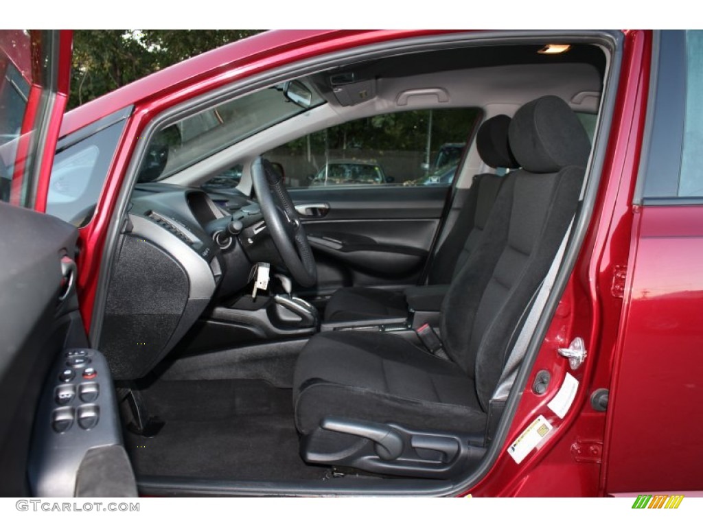 Black Interior 2011 Honda Civic LX-S Sedan Photo #56020658