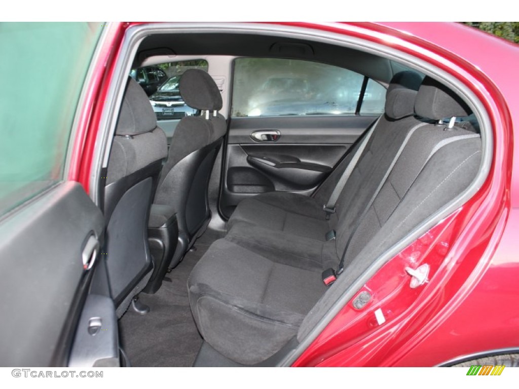2011 Civic LX-S Sedan - Tango Red Pearl / Black photo #9