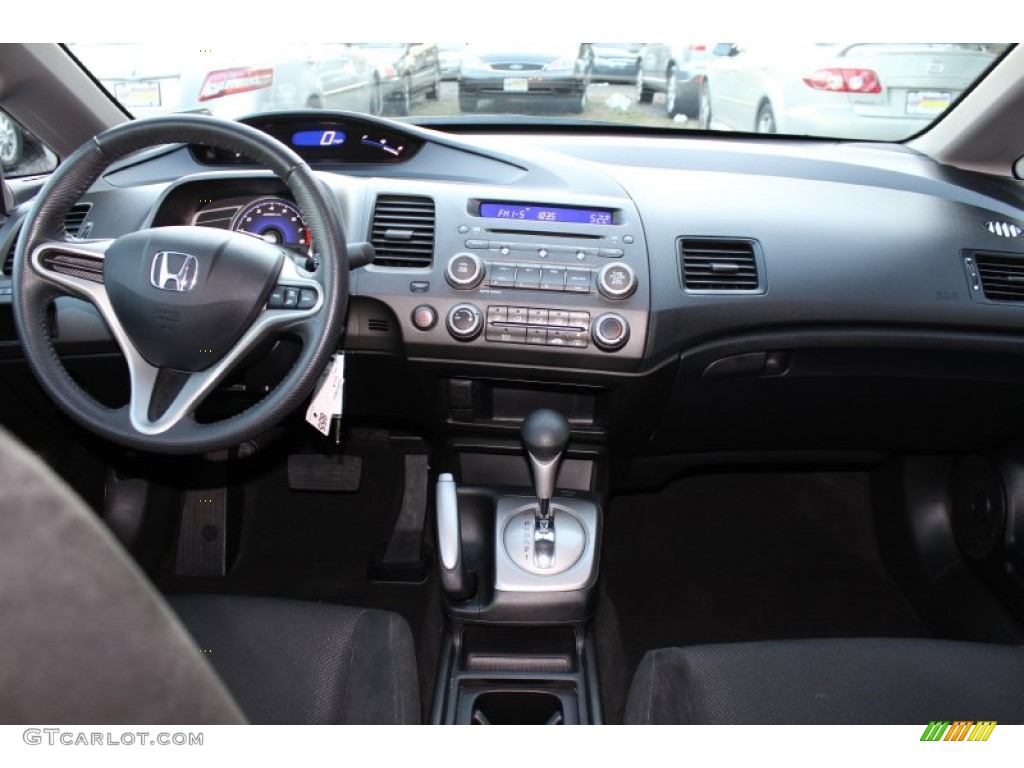 2011 Honda Civic LX-S Sedan Black Dashboard Photo #56020691